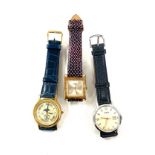Three vintage Swiss Oris wrist watches