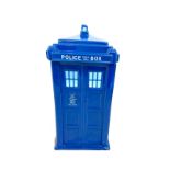 Lidded pot doctor who tardis biscuit tin