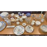 Large selection of miscellaneous includes pottery, glassware etc