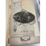 Large vintage Holy Bible, has been repaired