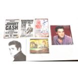 Selection of assorted metal signs includes Elvis etc