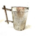 Continental silver tankard, hallmarked 800