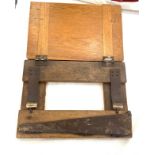 Vintage wooden guillotine