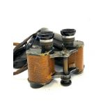 German Nazi WW2 Goerz 8 x 26 binoculars with a Swastika and eagle marks