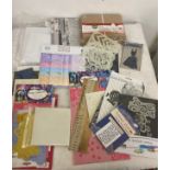 Selection of craft items to include masks, dyes, paper packs etc