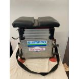 Shimano richworth fishing storage basket with contents