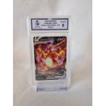 Pokemon charizard vmax black star promo upc Graded by the Majesty grading company *8