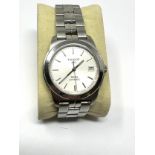 Tissot 1853 Stainless Steel Automatic gents wrist watch the watch is ticking