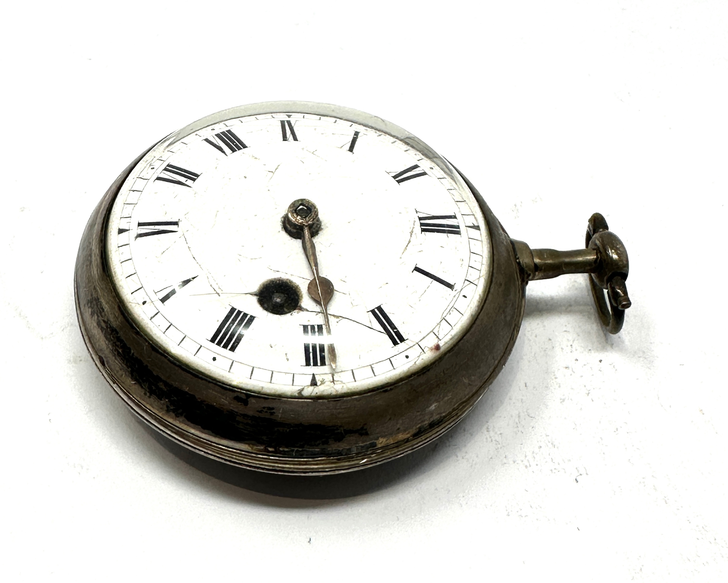 Fine 18th century verge pocket watch by Wm Carter London the watch is ticking case hallmarked for - Image 2 of 5