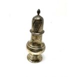 Antique silver pepper caster chester silver hallmarks weight 65g