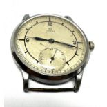 Large Omega pocket watch size / wristwatch the watch is ticking measures approx 45mm dia the watch