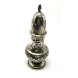 Antique silver pepper caster chester silver hallmarks