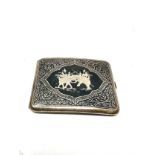 indian silver niello cigarette case