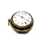 Fine 18th century paircase verge pocket watch by j.richards London Horn outer case the watch is in