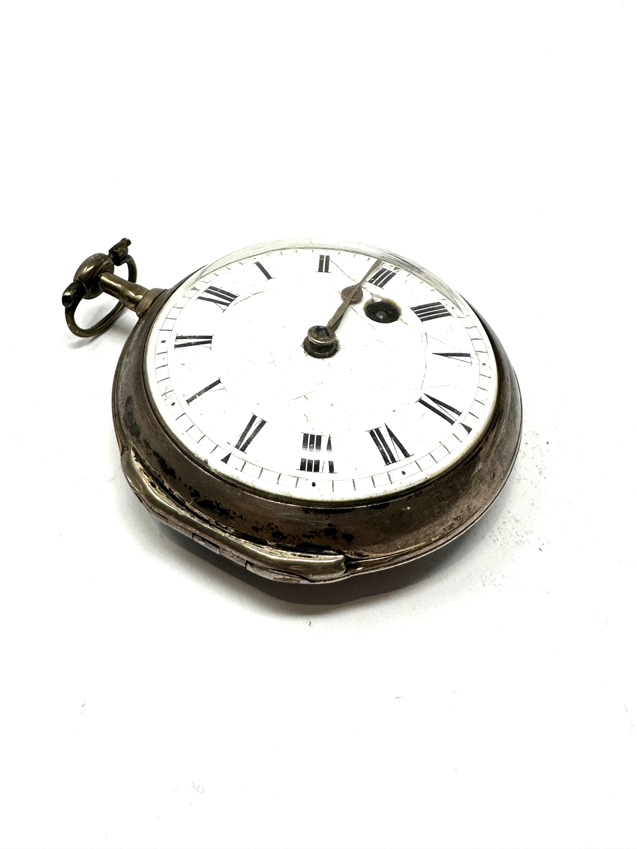 Fine 18th century verge pocket watch by Wm Carter London the watch is ticking case hallmarked for