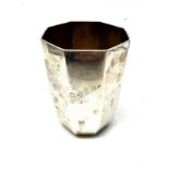 German silver beaker A.Goldschmidt height 8cm 5.5cm dia