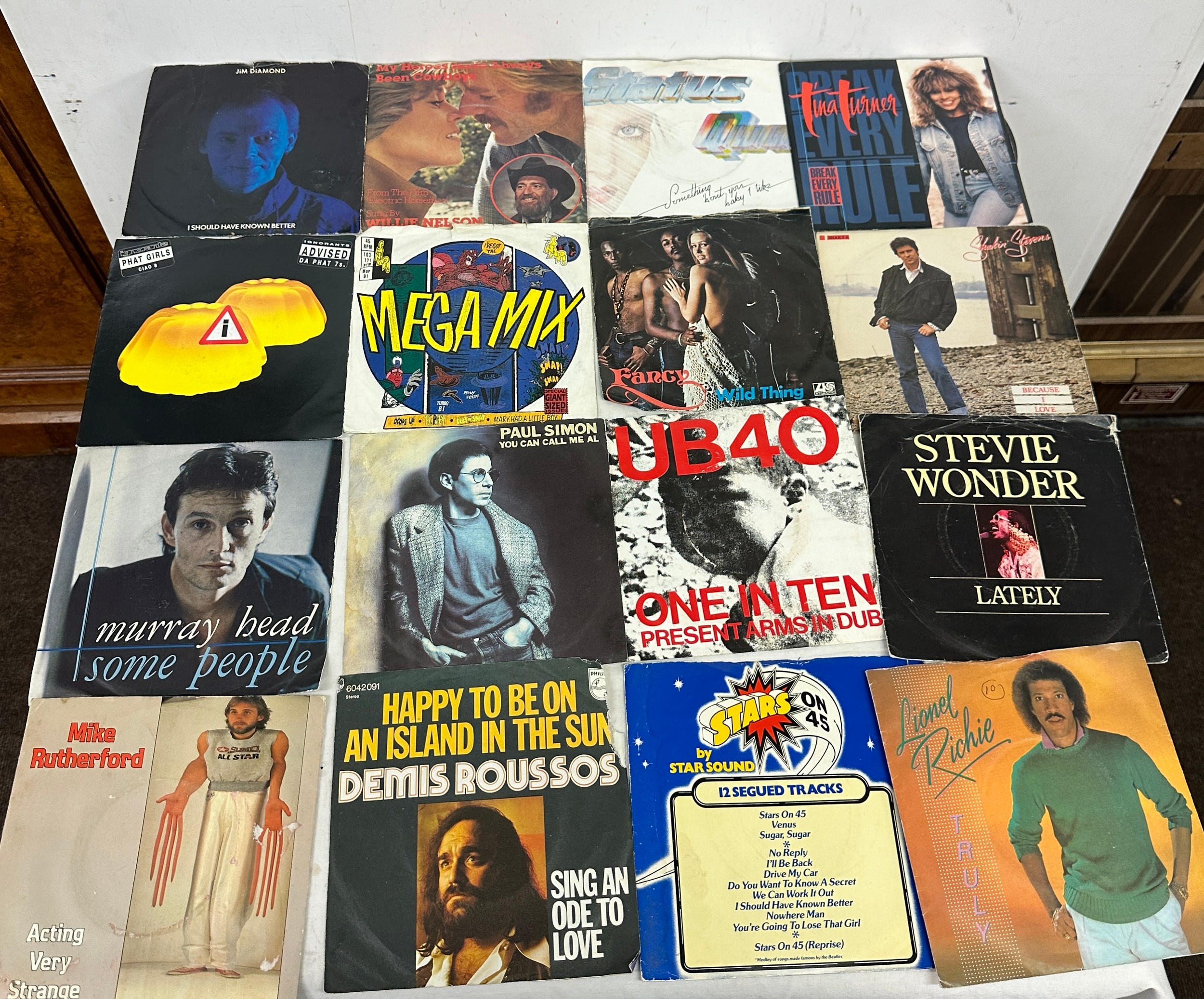 Selection of UK 45rpm Record singles 70s/ 80s. 90s with all picture sleeves approx 40 - Image 3 of 3