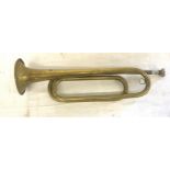 Vintage brass trumpet