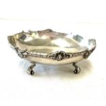 Vintage silver hallmarked dish, measures approximately 1.5 inches tall 5 inches wide