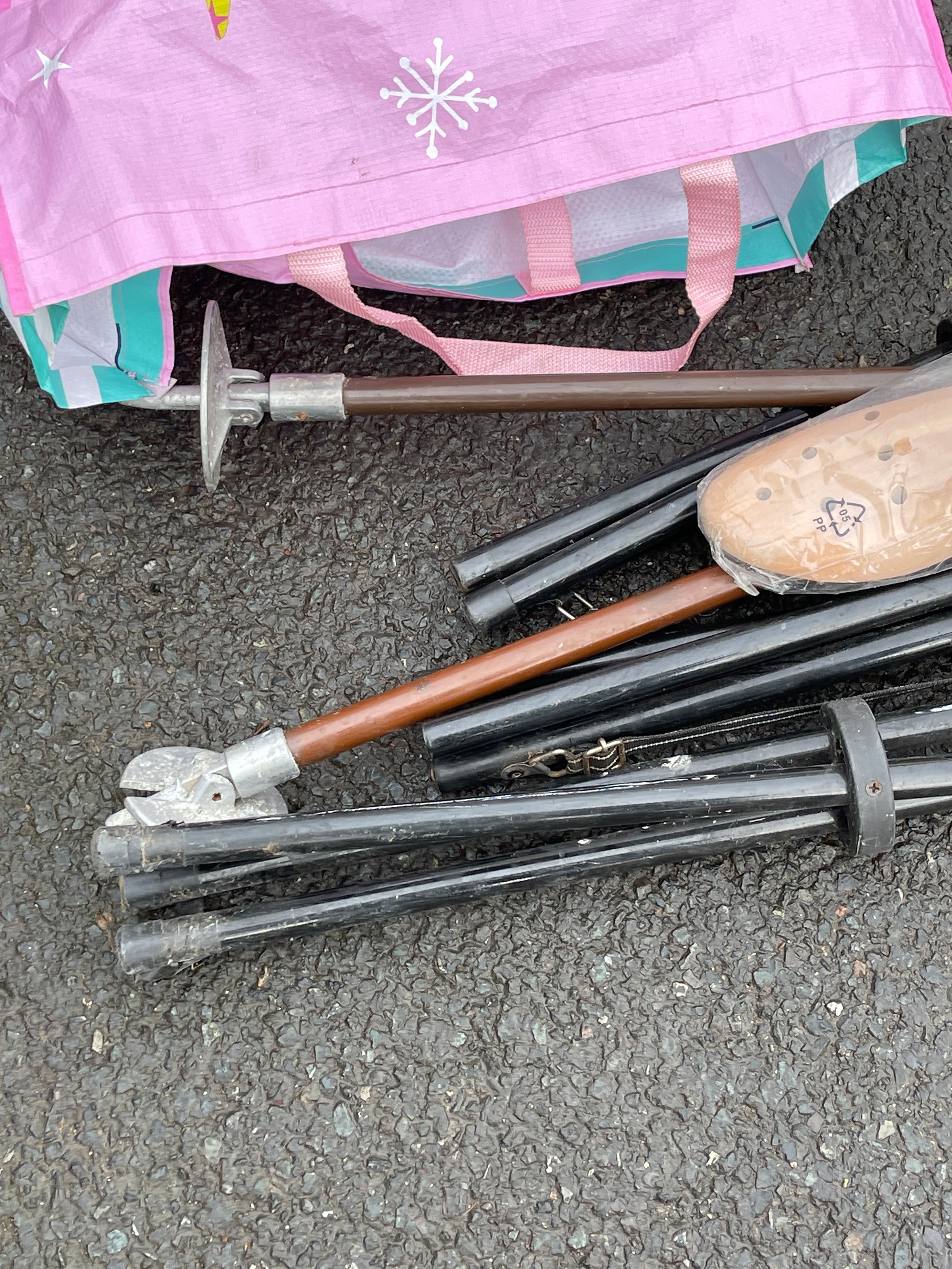 Selection of walking sticks and a shooting stick - Image 3 of 3