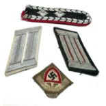 ww2 German insignia inc Fire -police officers shoulder board etc