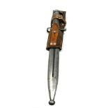 Swedish M1896 mauser bayonet with scabbard & leather frog