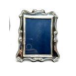 Large Vintage silver picture frame measures approx 25cm by 21cm