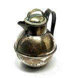 Antique silver cream jug birmingham silver hallmarks