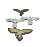 ww2 German insignia inc Luftwaffe & political eagles