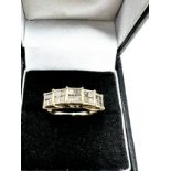 9ct gold diamond dress ring (3.3g)