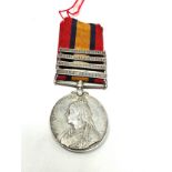 Boer war Q.S.A Medal rare regimanet to 1993 bomb .s fountain .norfolk artillery militia