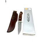 Boxed tree brand boker germany knife & leather scabbard