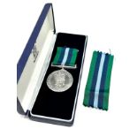 Rare Boxed Northern Ireland Prison service long service medal to desmond joseph Mc cabe