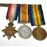 ww1 1914 mons star trio to 5724 l.w.murrell norfolk reg