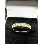 14ct gold diamond dress ring (3.2g)