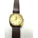 Vintage gents Zenith automatic wrist watch the watch is ticking