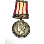 GV.1 N.G.S -Palestine medal to p/ssx818621 l.beal a.b r.n