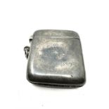 Antique silver vesta case