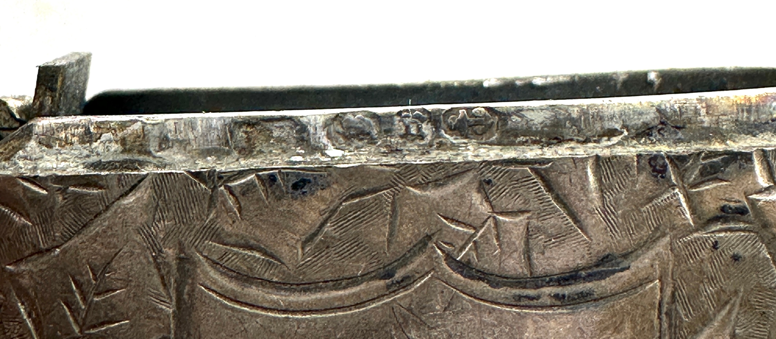 Antique silver vesta case - Image 3 of 3