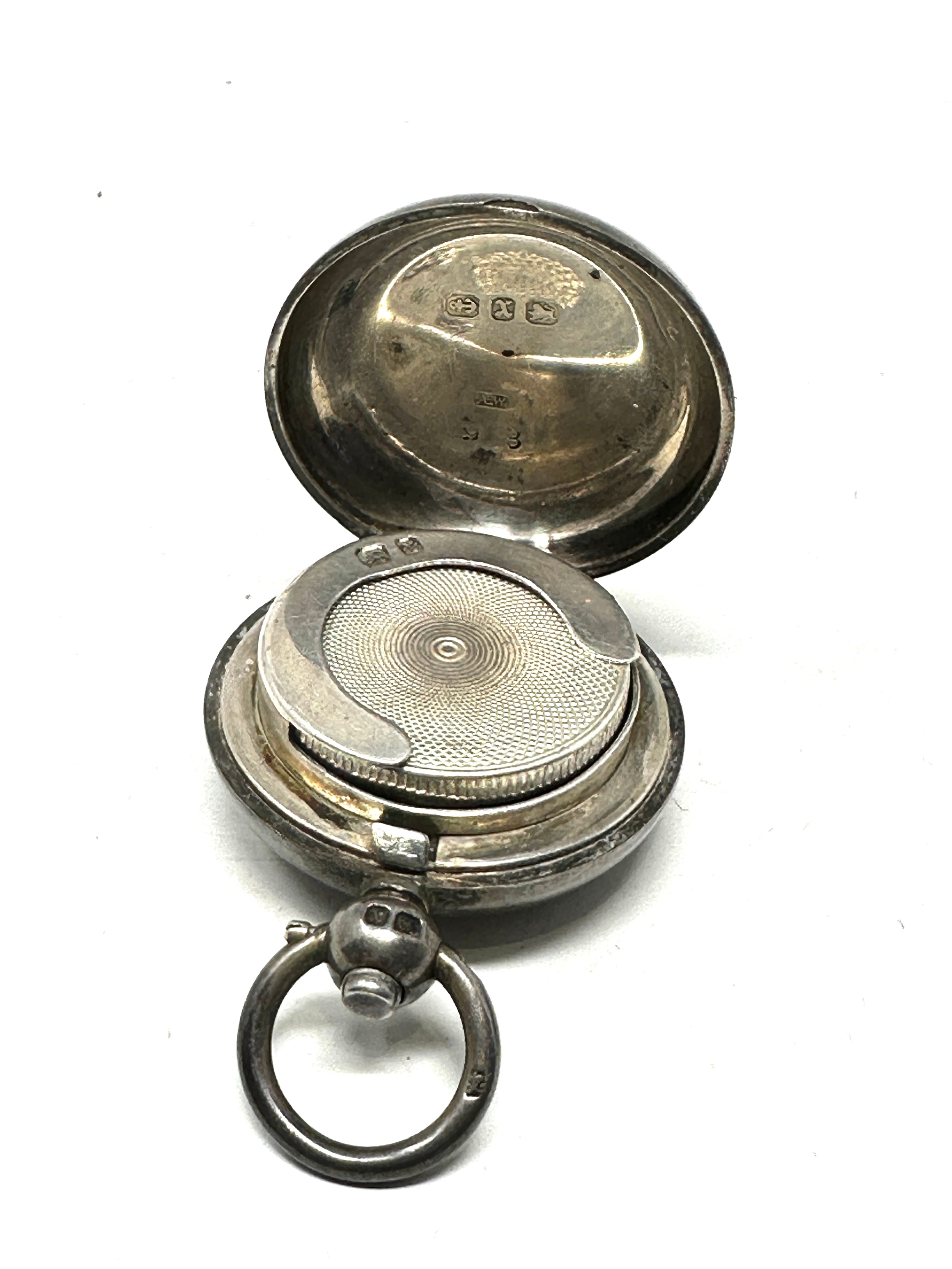 Antique hallmarked silver sovereign case