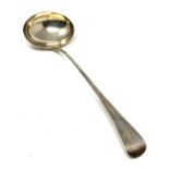 Georgian silver soup ladle london silver hallmarks