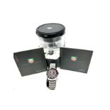 boxed tag heuer professional 200 meters quartz wrist watch the watch is ticking