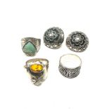 4 X .925 Jewellery Including Suarti And Gemstone Set (43g)