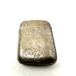 Antique silver vesta case