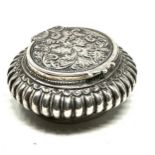 asian silver pill box