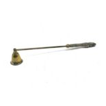 Vintage silver handle candle snuffer