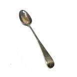 Georgian silver basting spoon