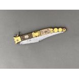 Antique Toledo spanish folding knife size closed 16.5cm