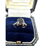 9ct gold smokey quartz ring 2.1g