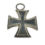 ww1 german iron cross 2nd class maker stamp on ring